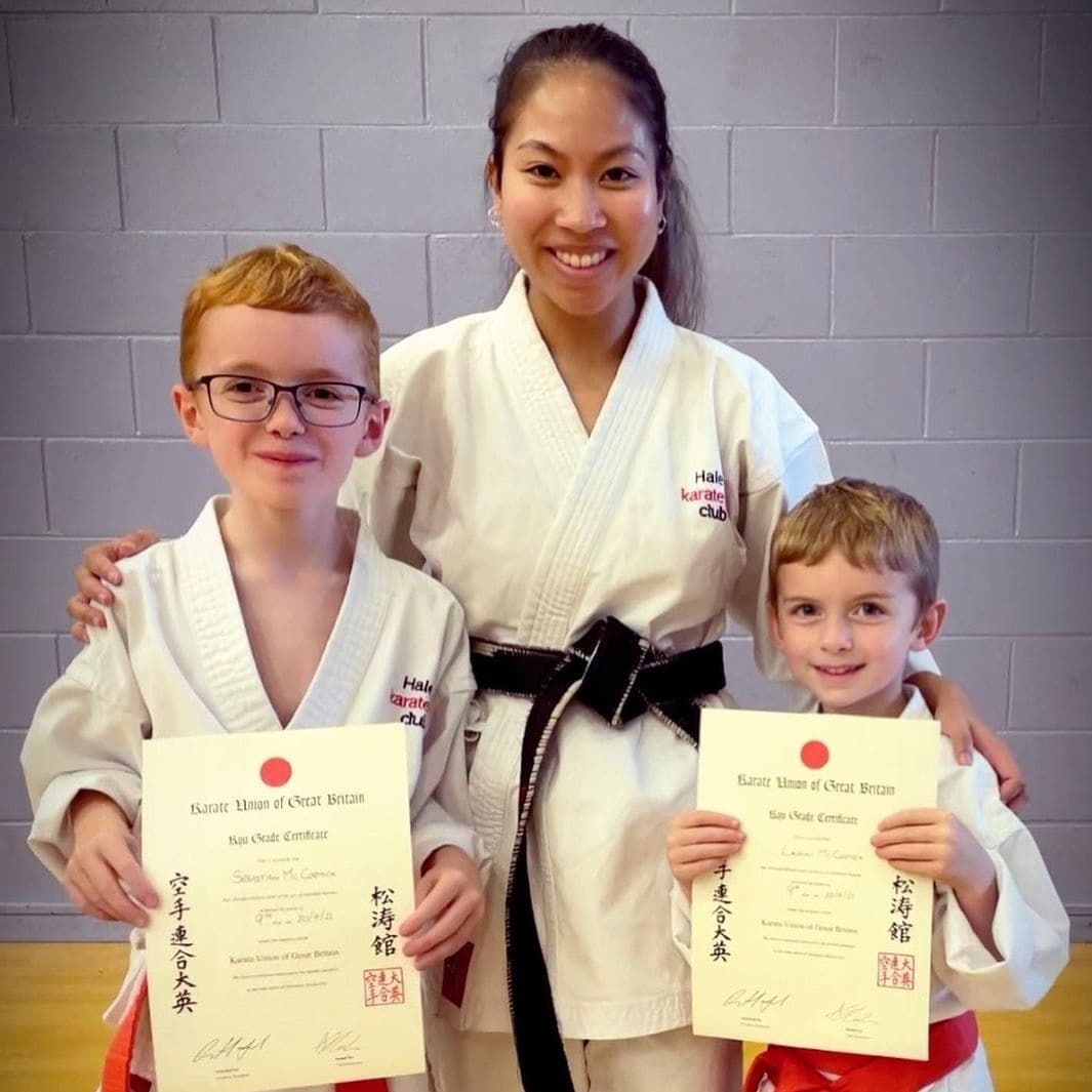 Sensei Kay teaching martial arts class Hale