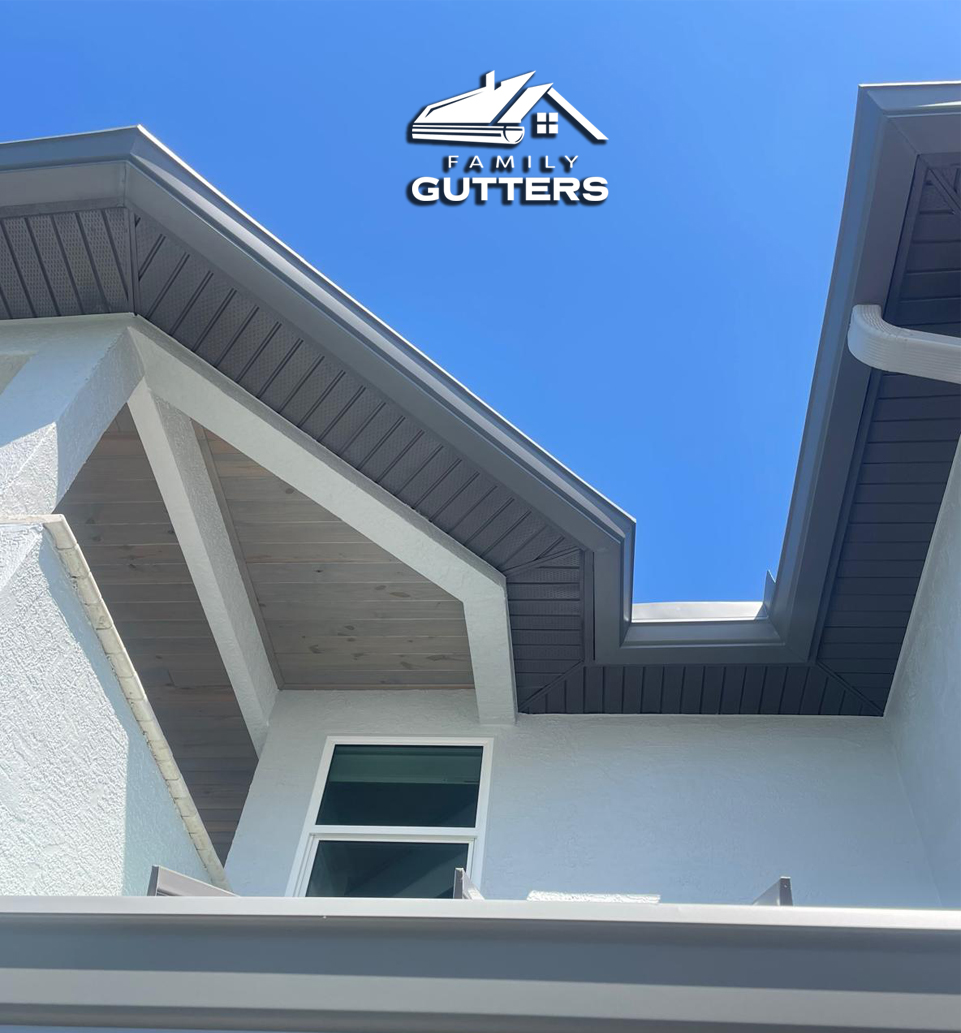 Gutter repair after summer storm in Tampa Florida