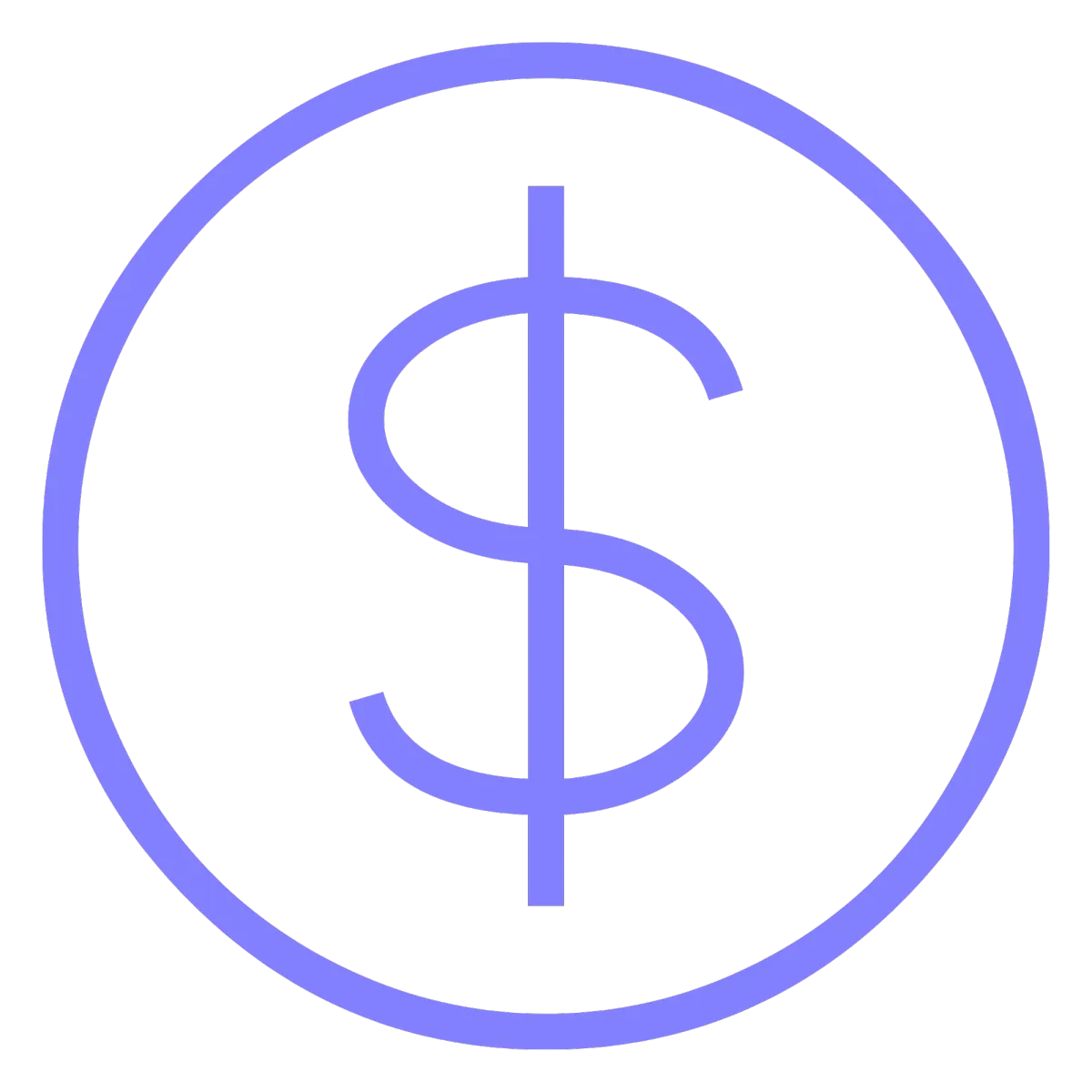 Icon of dollar sign