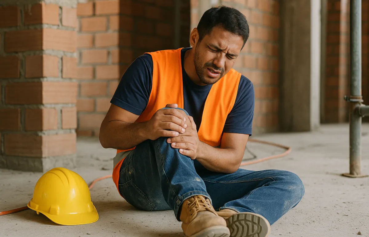 Working and insured man under critical illess and disability income
