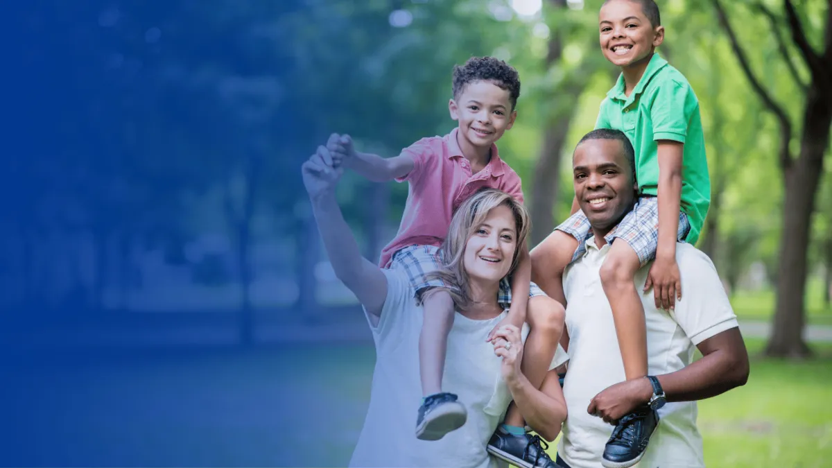 happy life insured family 