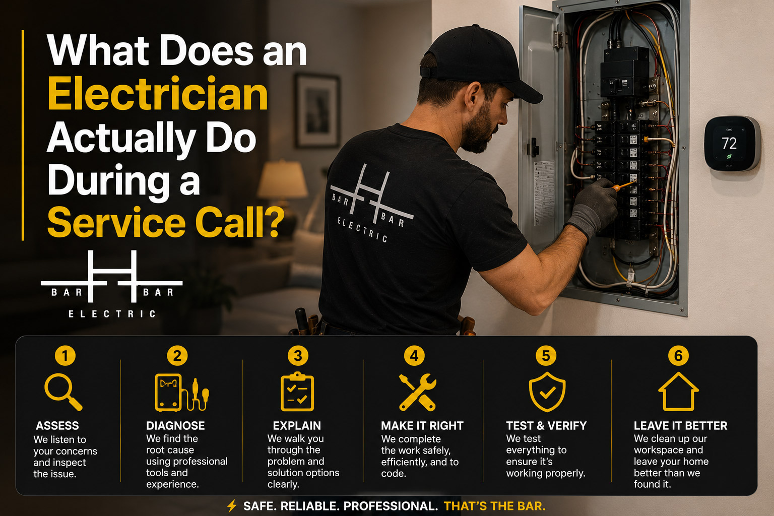 What Does an Electrician Actually Do During a Service Call?
