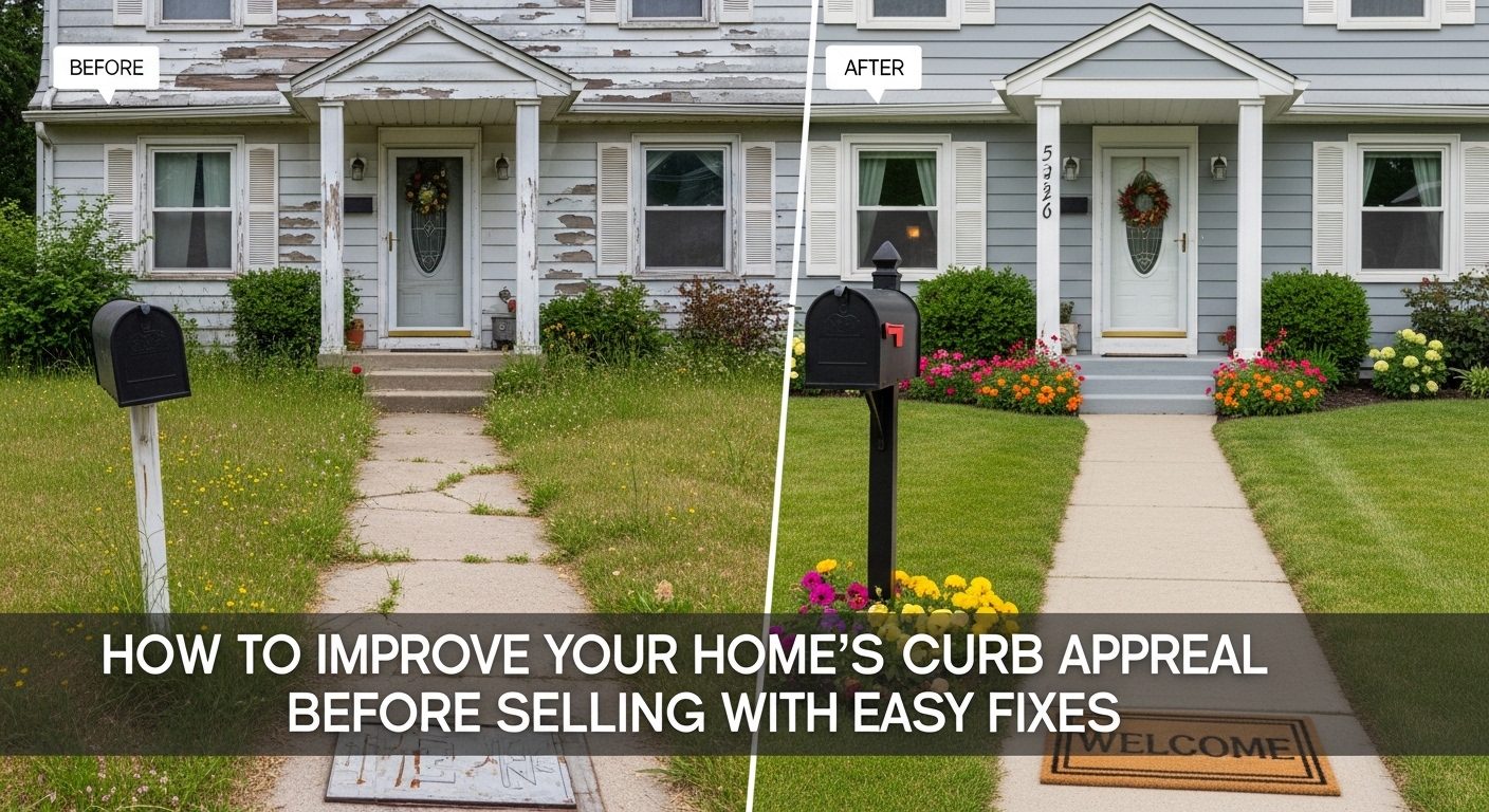 How to Improve Your Home's Curb Appeal Before Selling with Easy Fixes