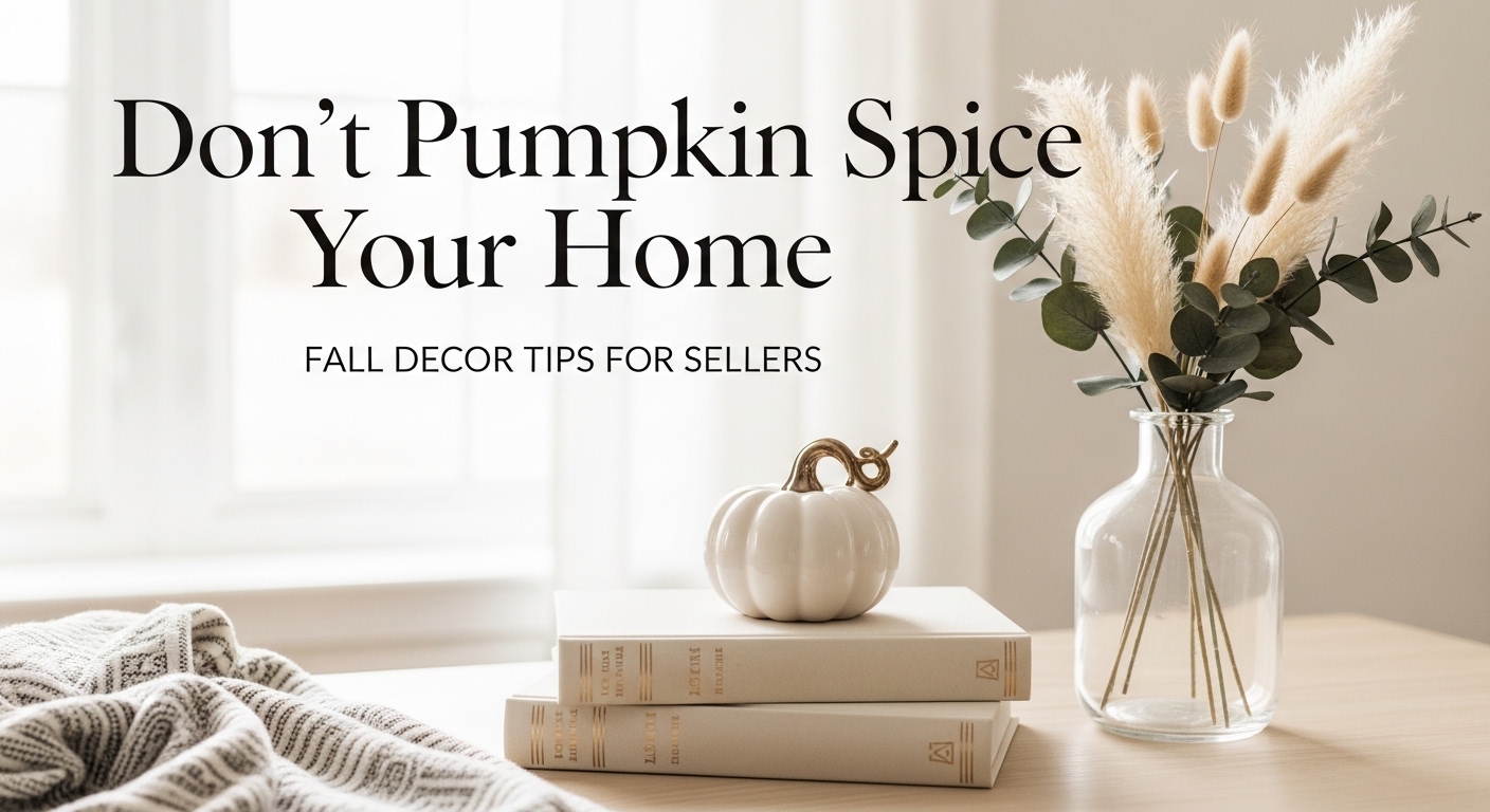 “Don’t Pumpkin Spice Your Home”: Fall Decor Tips for Sellers