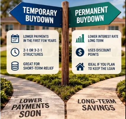 Buydown temporal vs. permanente: ¿cuál es mejor?