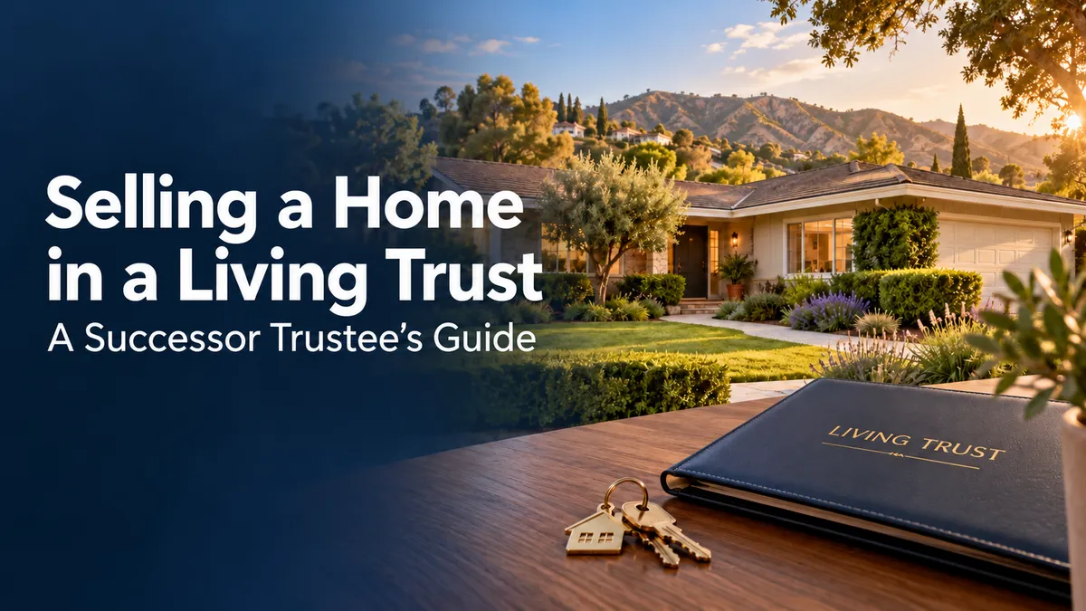 A Successor Trustee's Guide to Selling a Parent's Home in West Hills