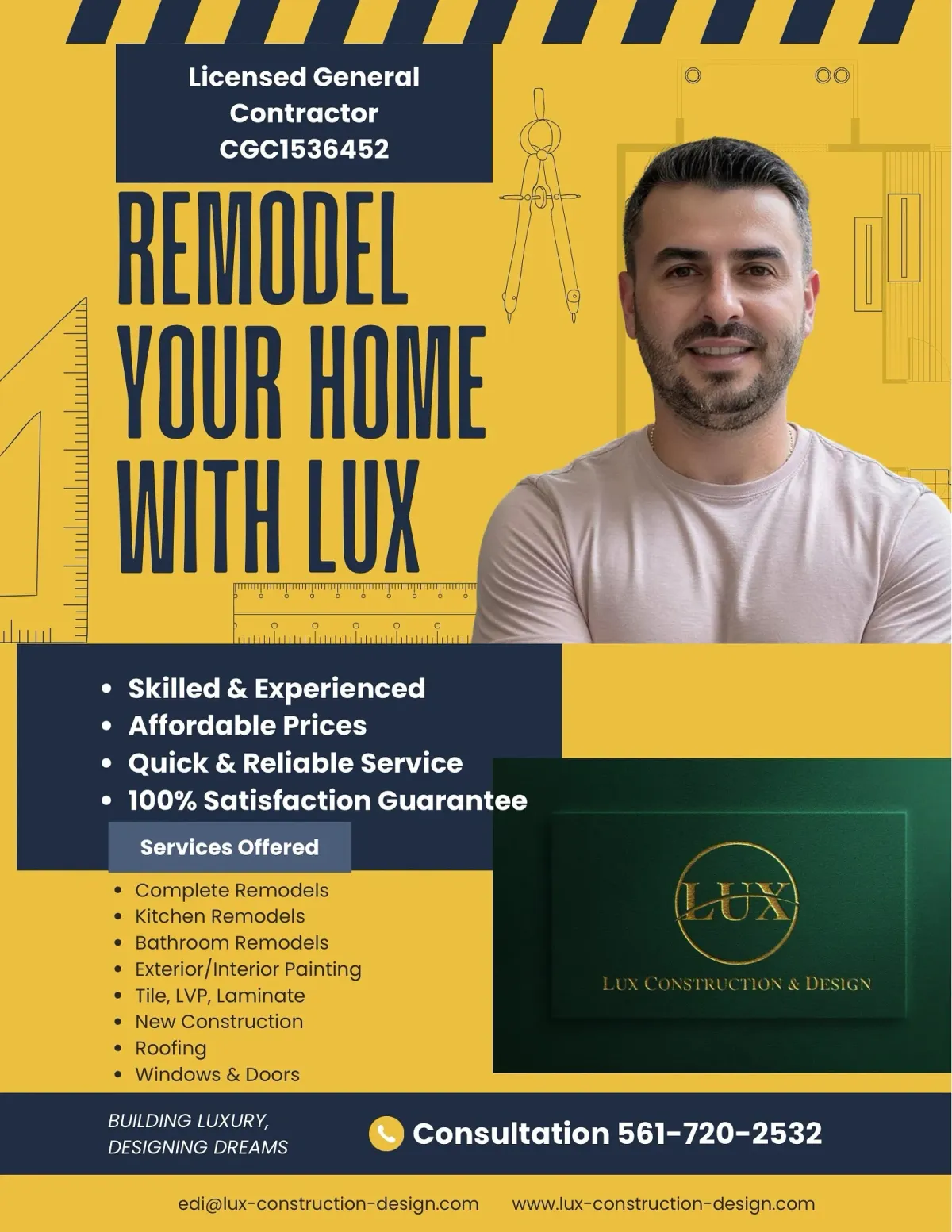 About us image - Lux Construction & Design
