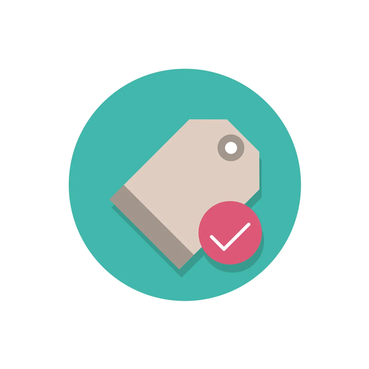 Flat, upfront pricing icon
