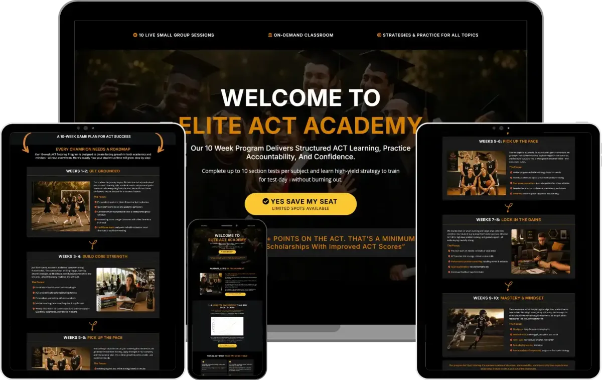 Act Prep For College Admissions