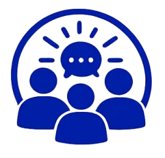 Icon representing meaningful conversation