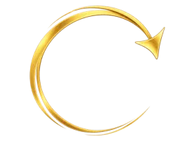 Icon of Golden circular arrow