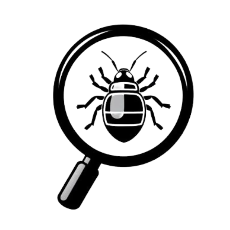 Pillbug underneath a magnifier