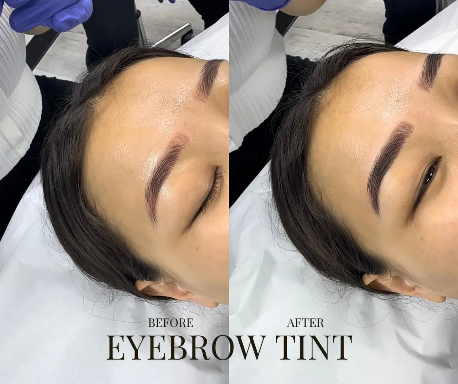 microblading dye lift transformation ashburn va