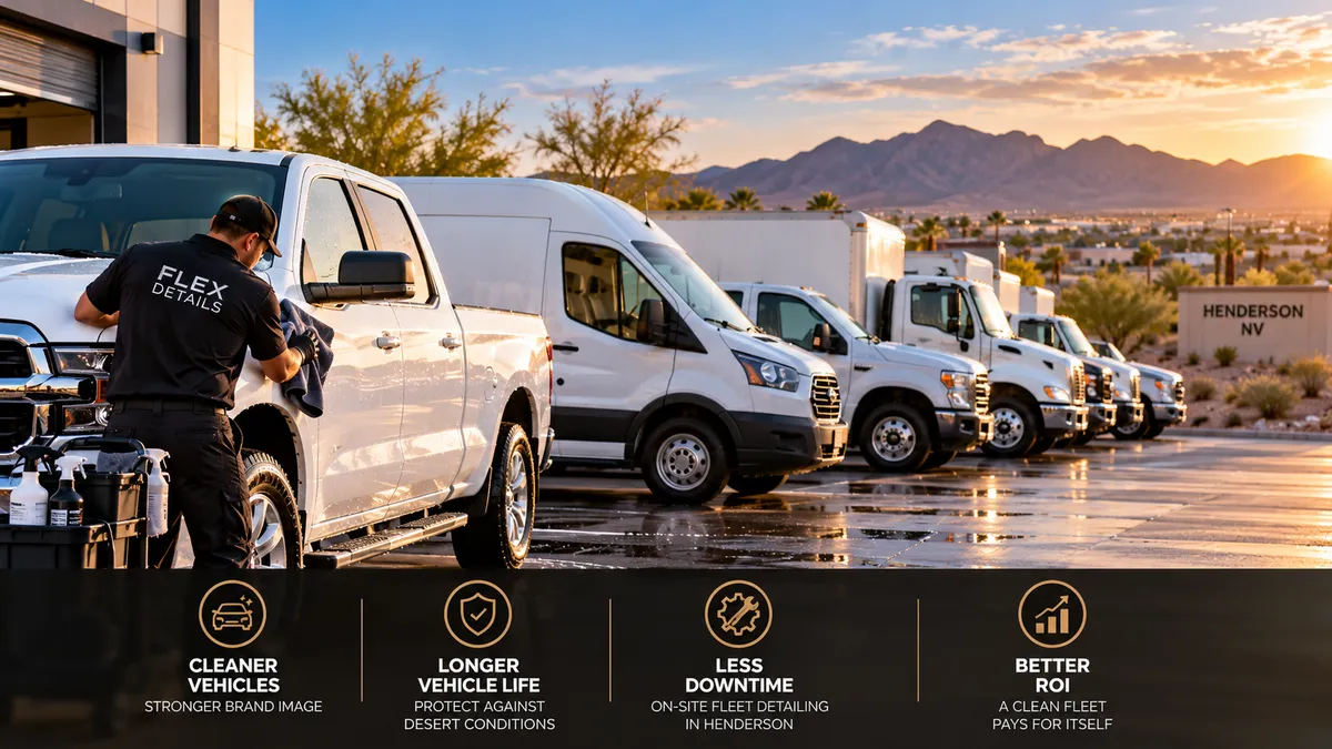 Fleet & Work Truck Detailing in Henderson, NV | Flex Details