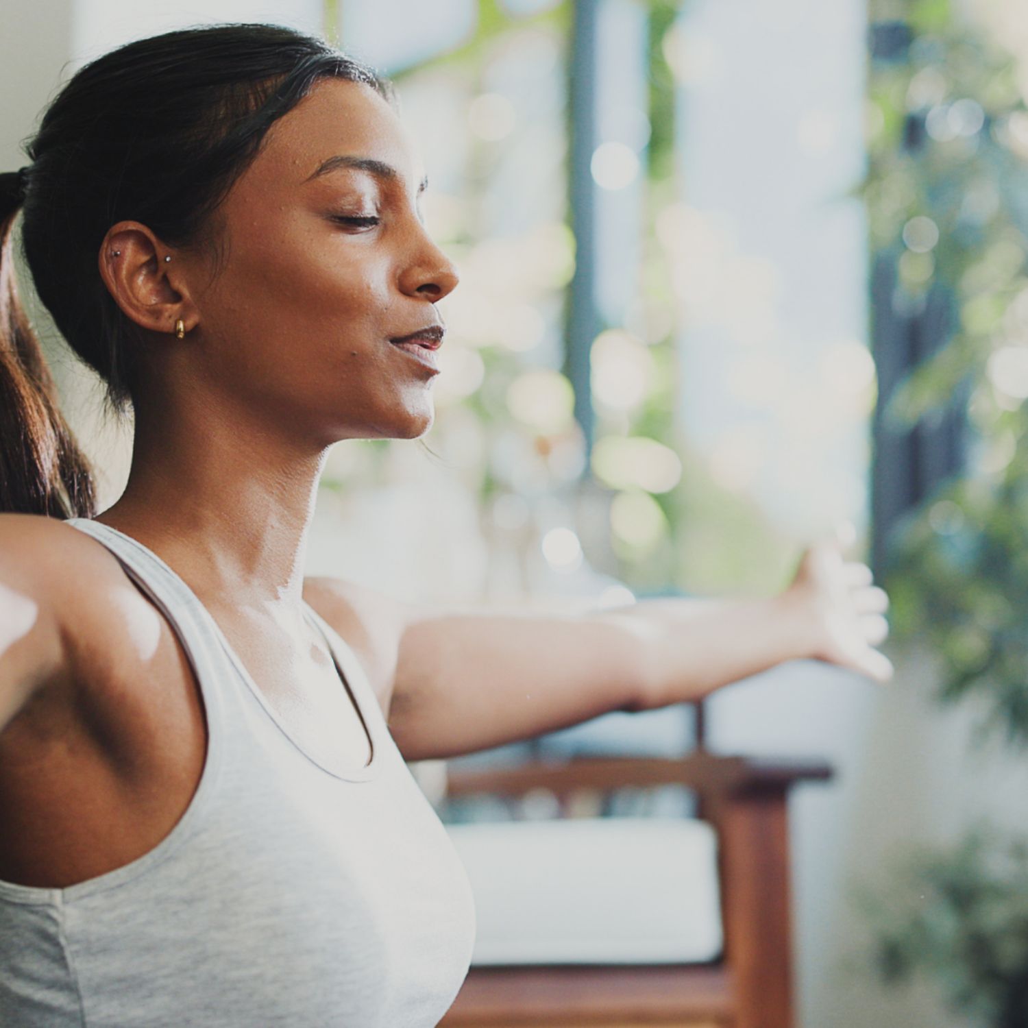 Woman Regulating Her Nervous System