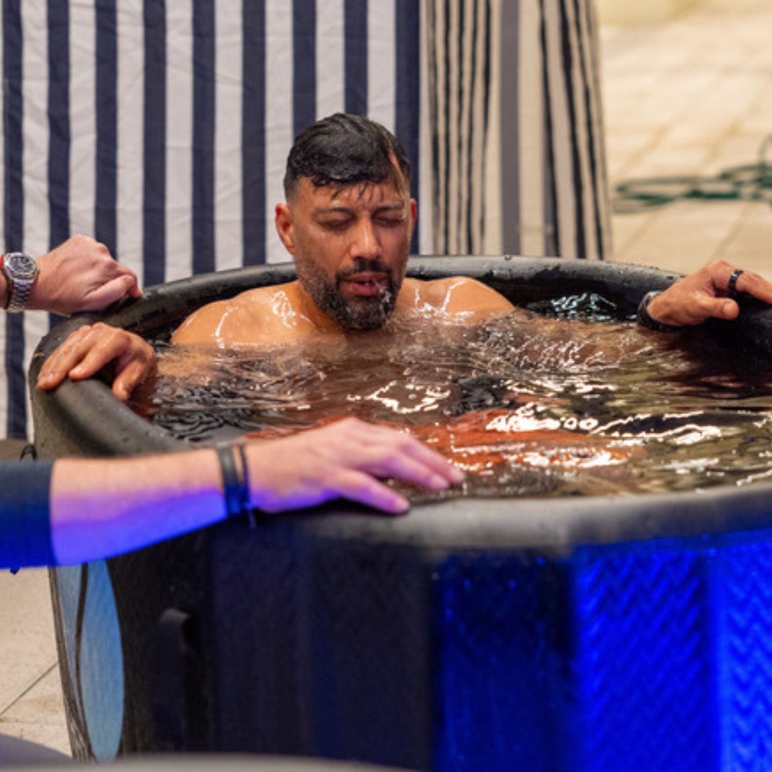 Man in a Cold Plunge