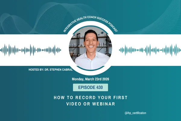 430: How to Record Your First Video or Webinar