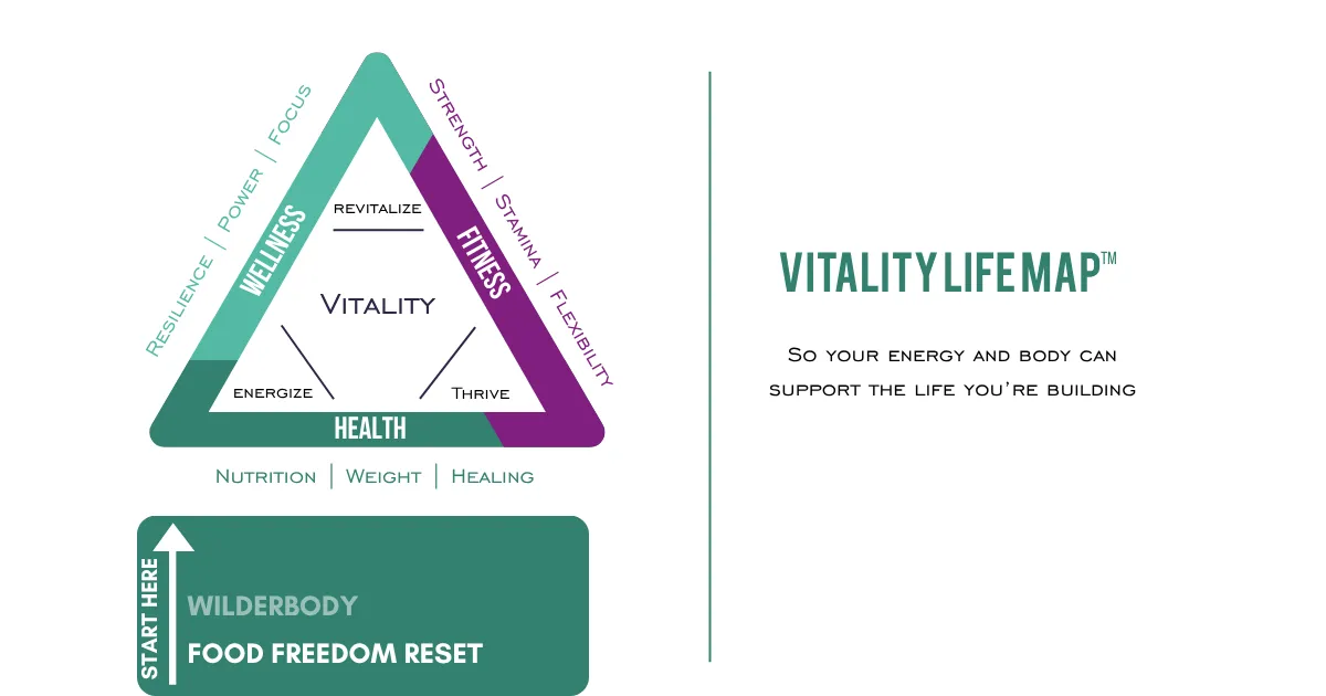 Vitality Life Map 3 pillars