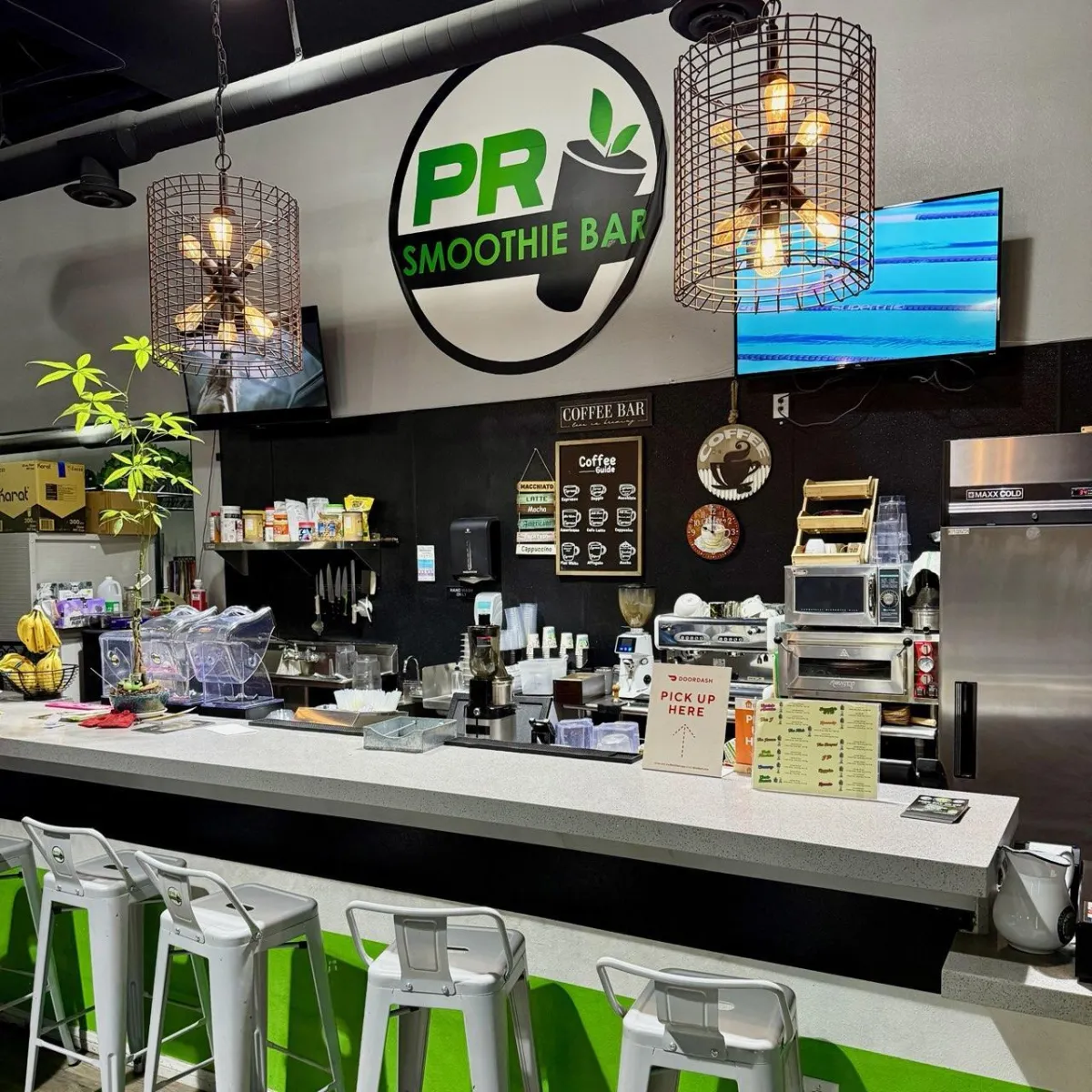 Infrared sauna and cold plung tub inside of a private suite.