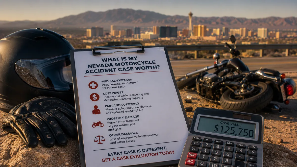 What Is My Nevada Motorcycle Accident Case Worth?