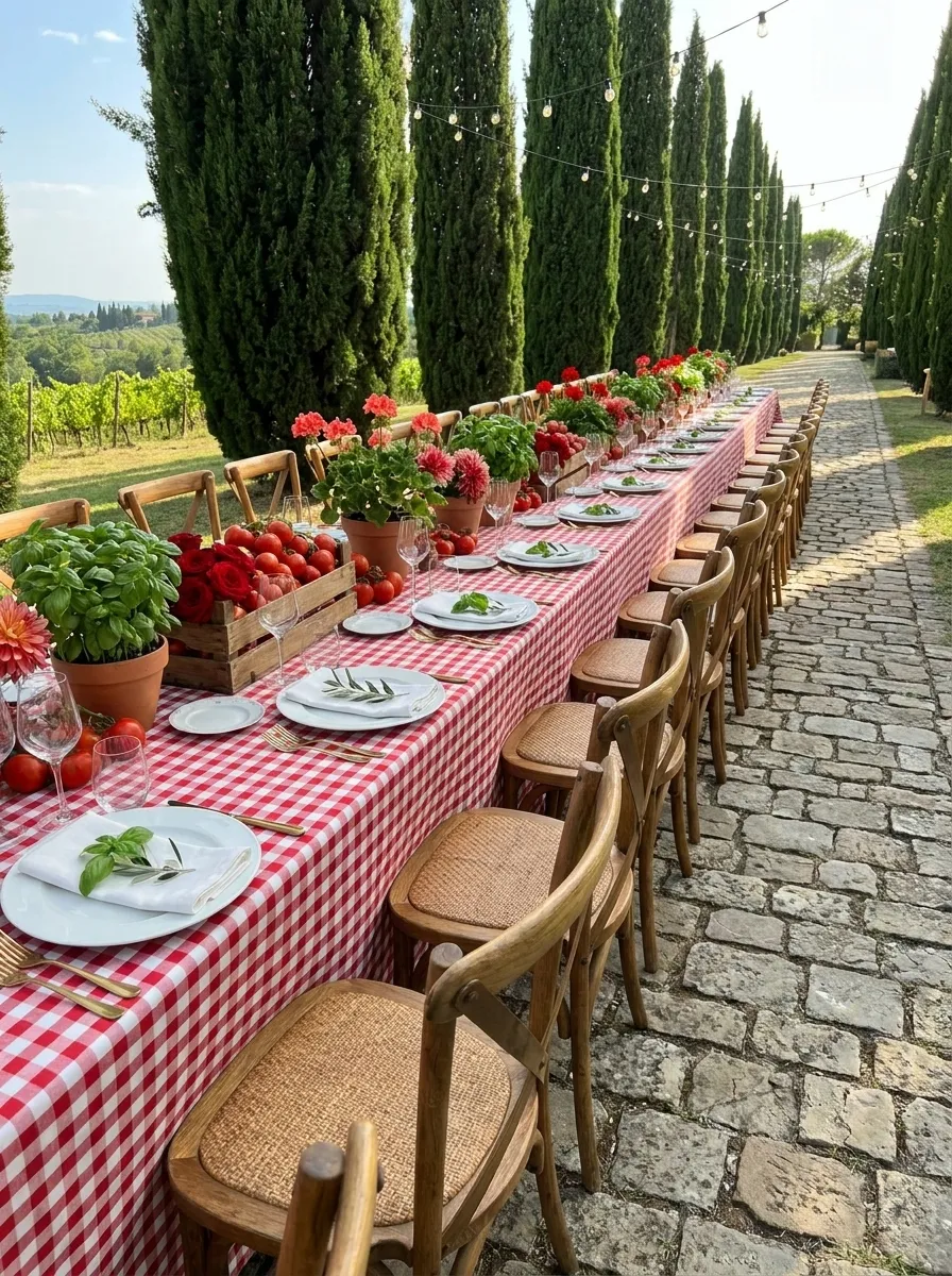 Mariage classique en Toscane
