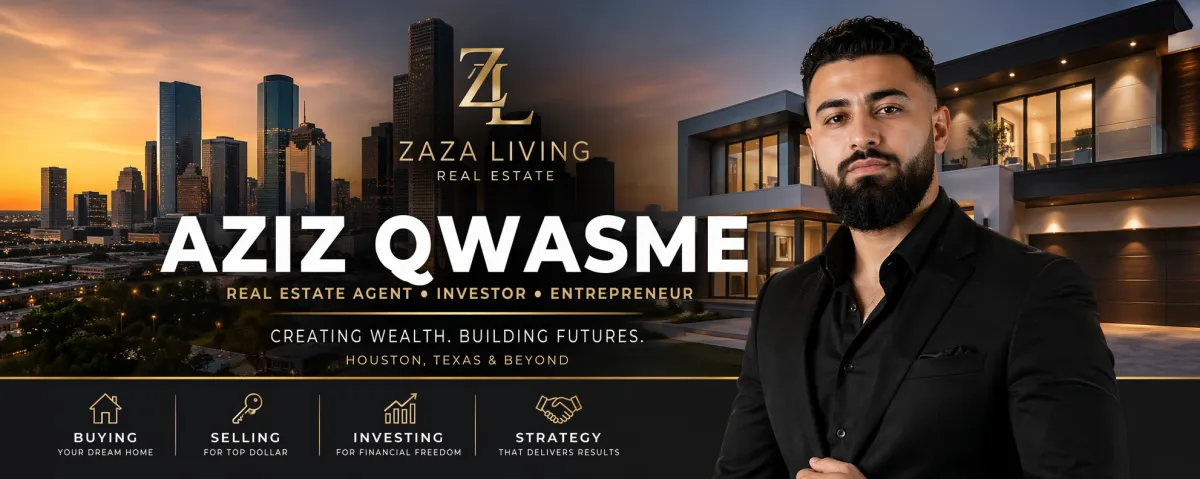 Aziz Qwasme – Houston Real Estate Agent Helping Buyers, Sellers & Investors Win