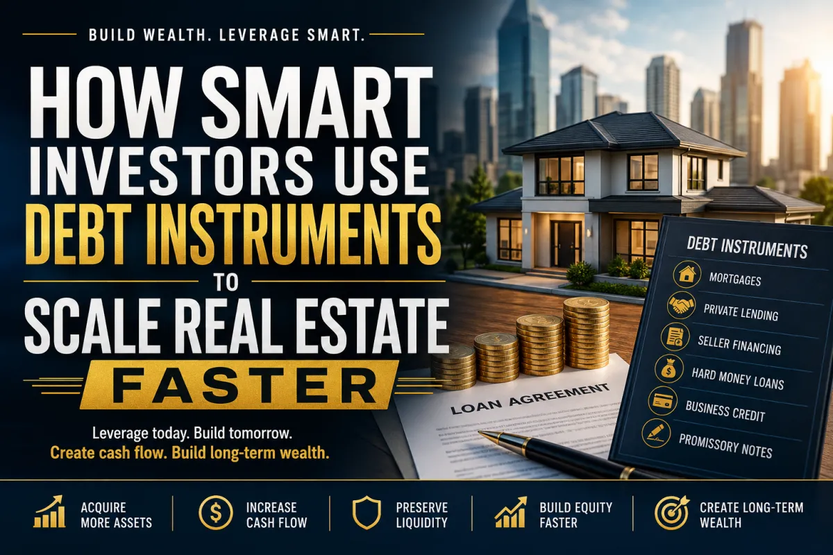 How Smart Investors Use Debt Instruments to Scale Real Estate Faster