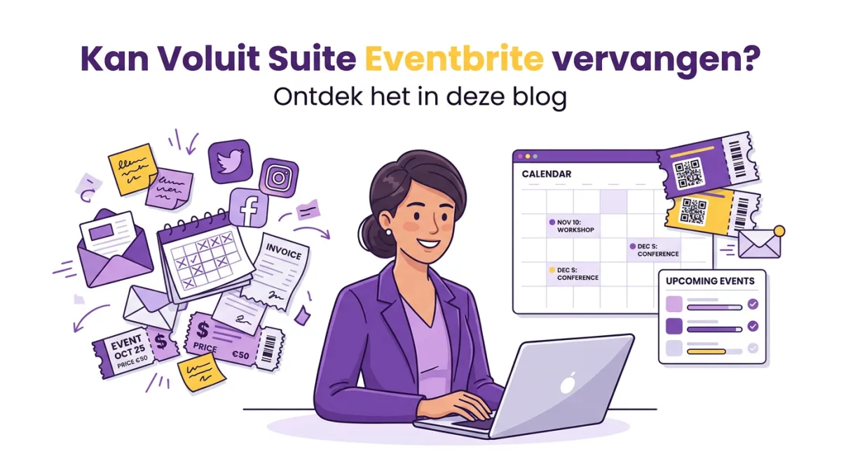 Kan Voluit Suite Eventbrite vervangen? Ontdek het hier