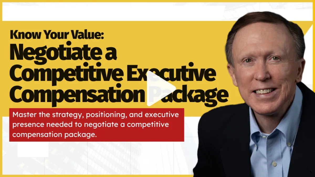Watch The Know Your Value Webinar Replay