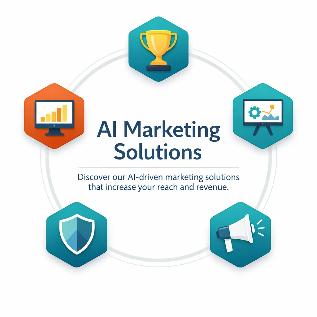AI-driven marketing solutions infographic