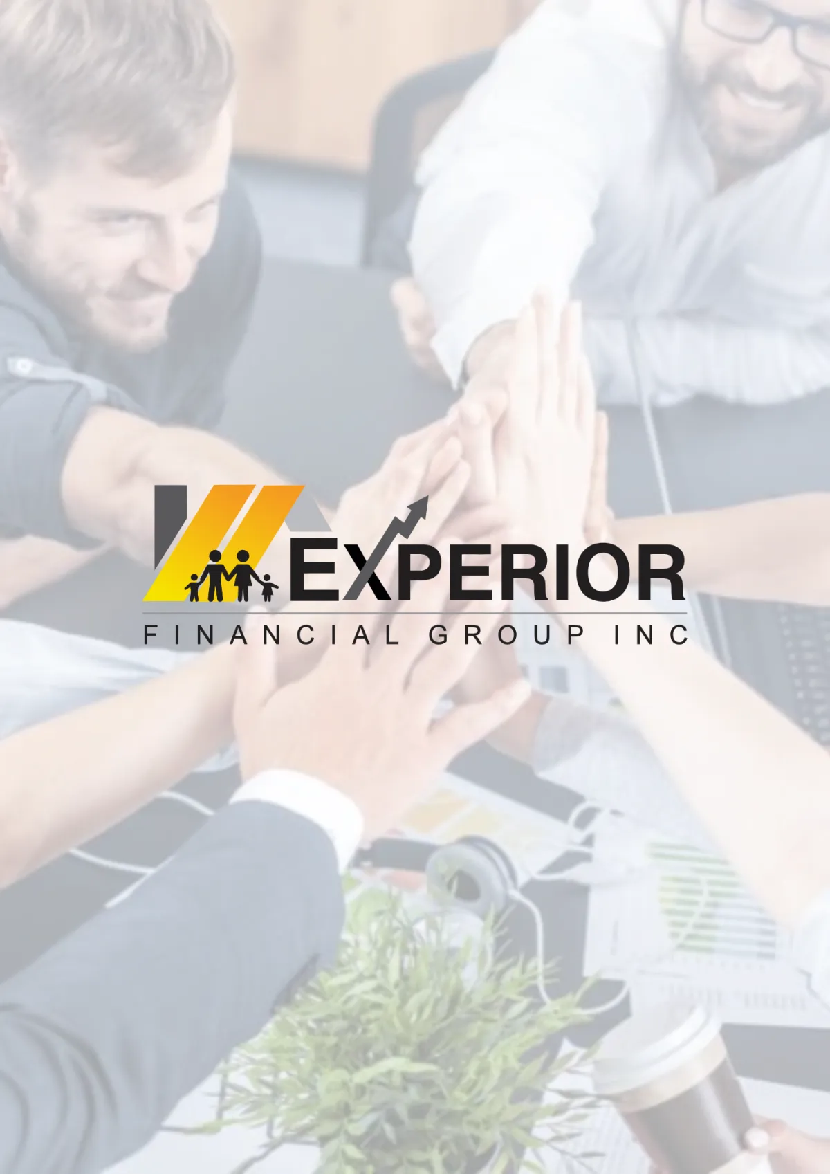 A close-up of a hand drawing a simple upward financial graph on a notepad, with a coffee mug and a small Canadian flag in the background. The scene is bright and uncluttered, representing clarity and strategic financial growth.