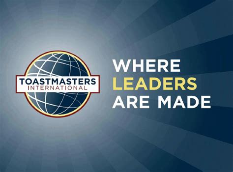 toastmasters international logo, where leaders are made
