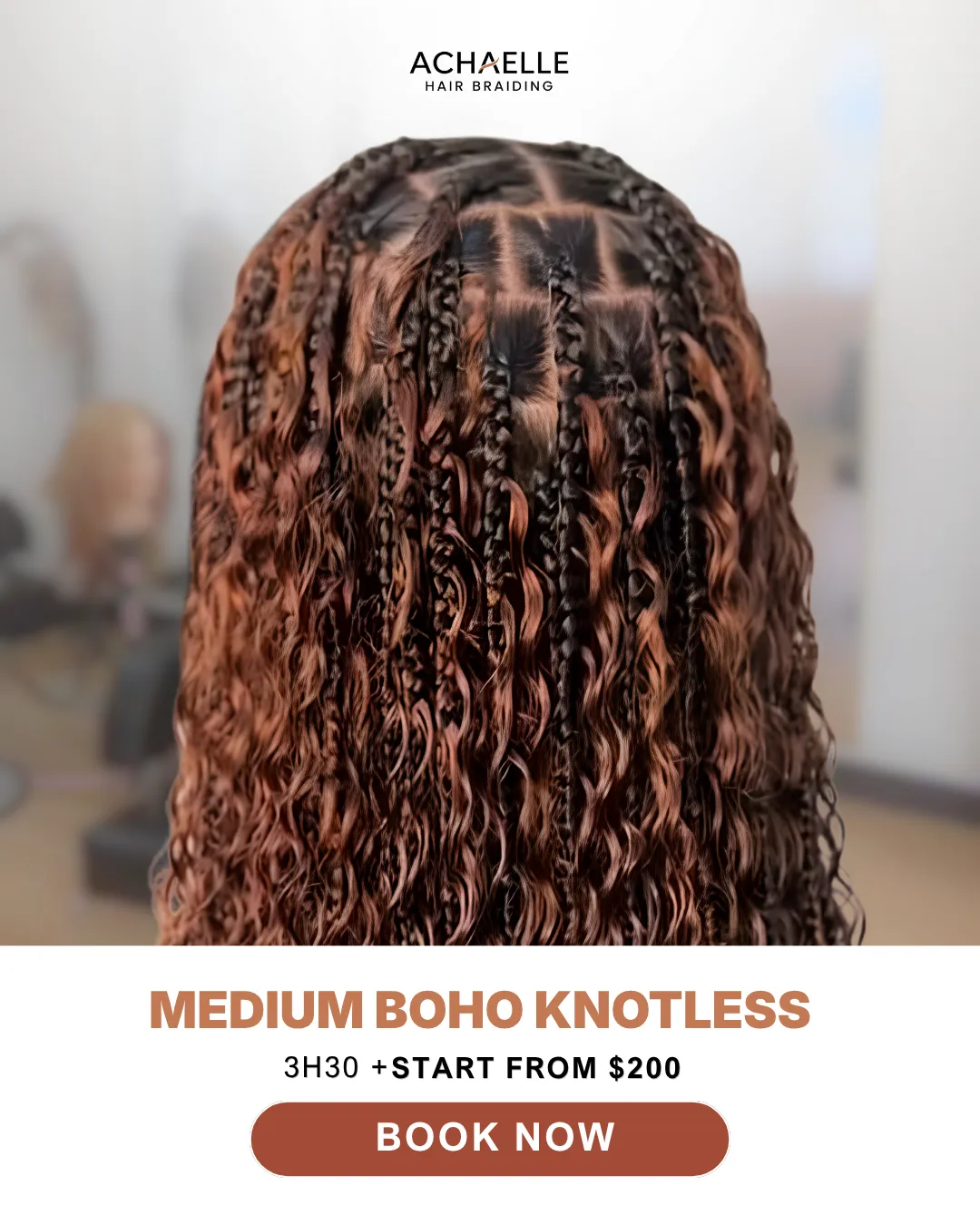 MEDIUM BOHO KNOTLESS