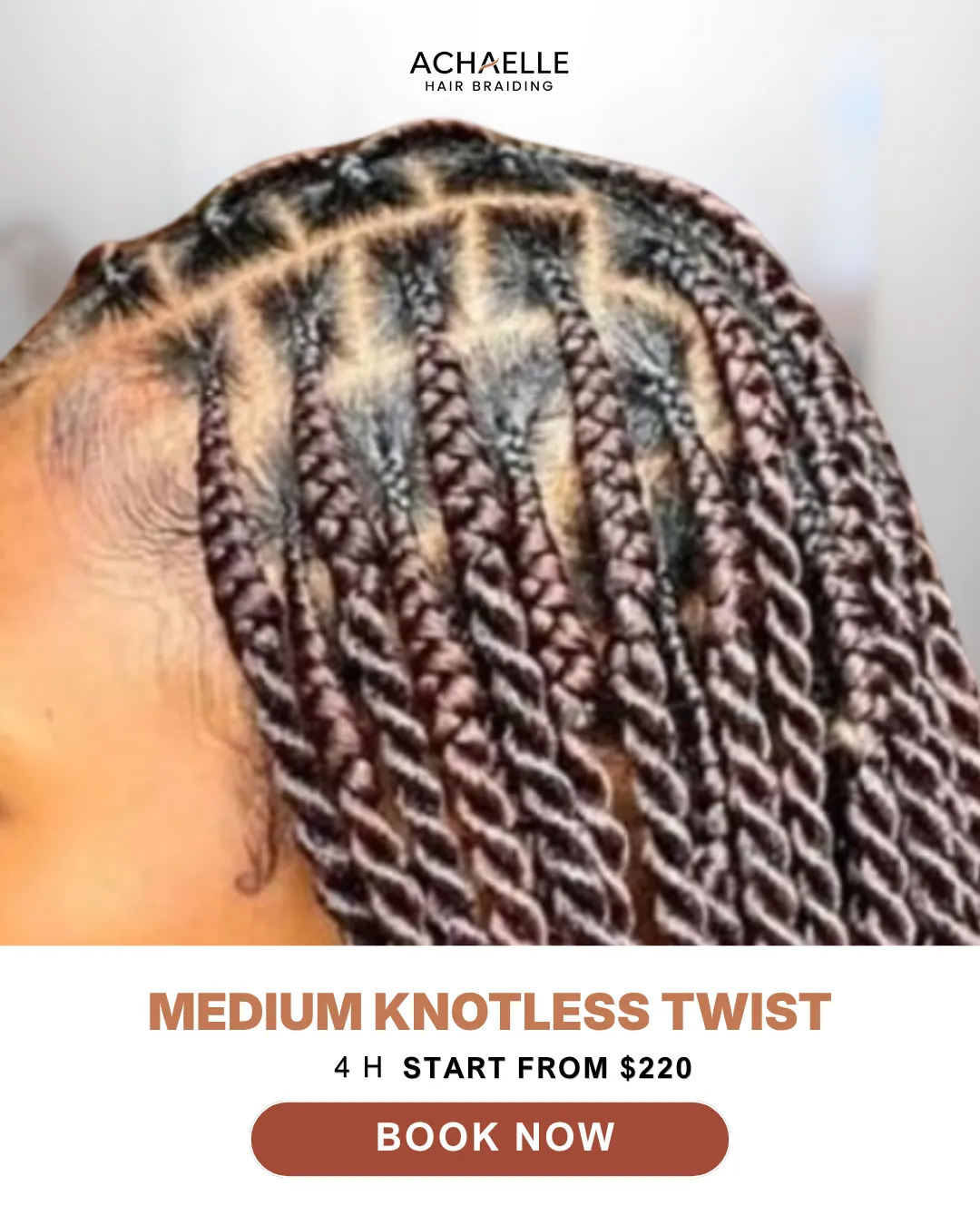 MEDIUM KNOTLESS TWIST