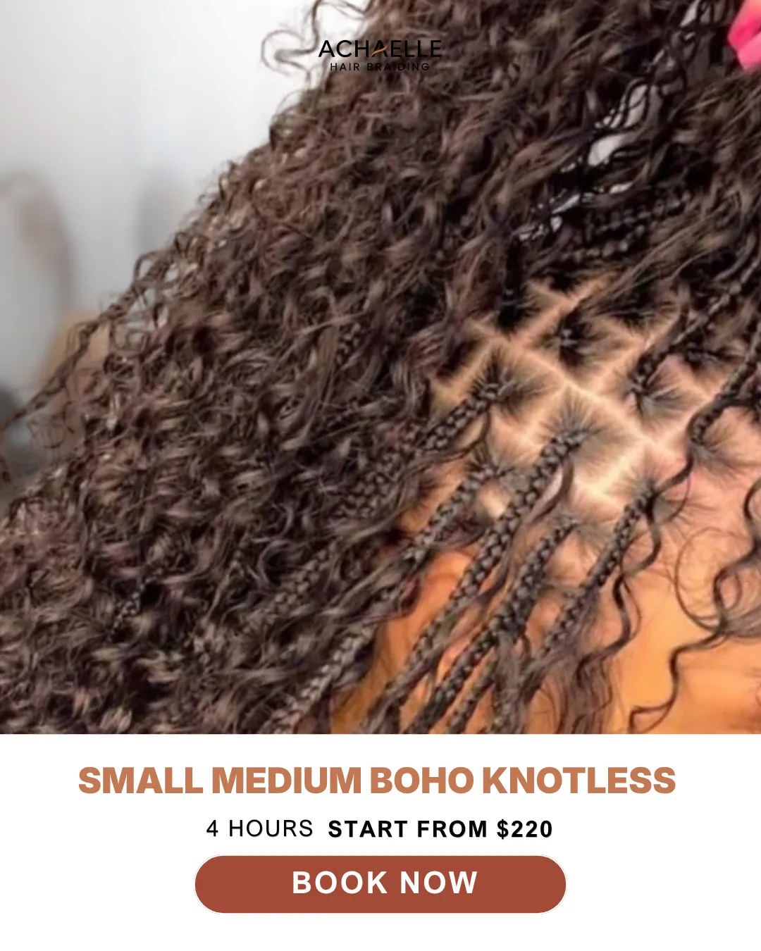 SMALL MEDIUM BOHO KNOTLESS
