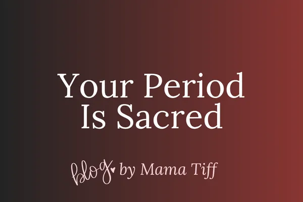 Feminine spirituality and menstrual cycle empowerment concept image