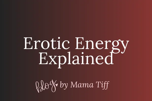 The Erotic Is How You LIVE, Not Just How You F**k