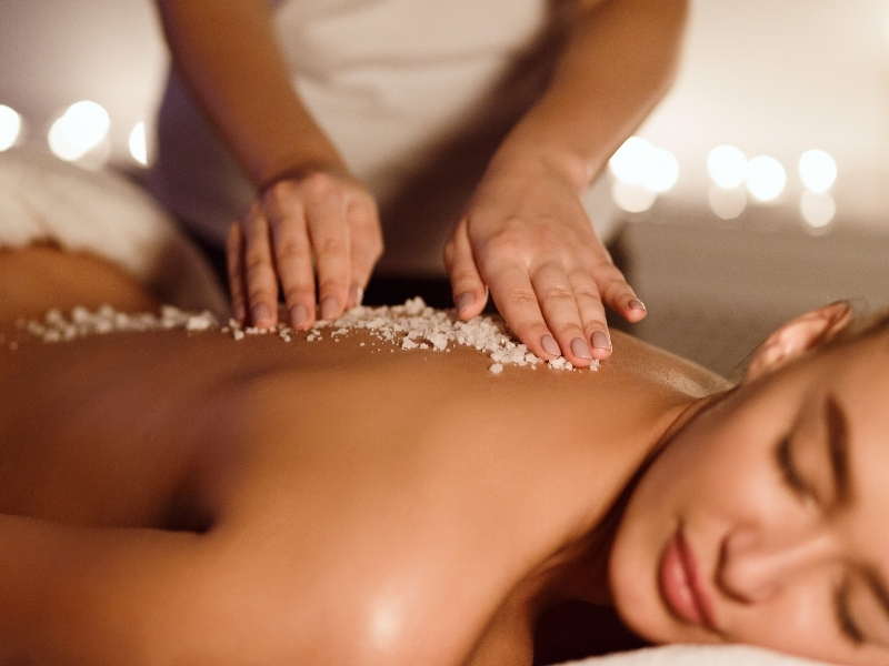 Full Body Salt Scrub in Houston at Zen Tara Thai Massage