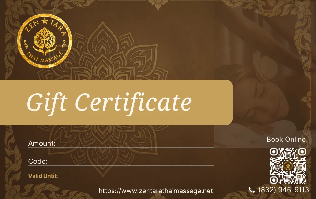 Gift Voucher for Thai Massage in Hamilton Hill