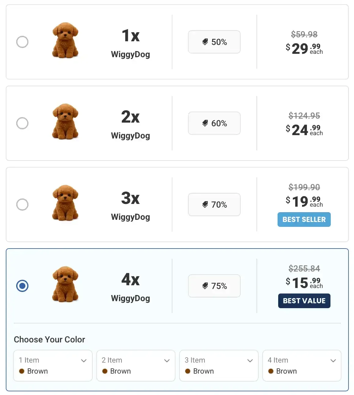 wiggydog pricing