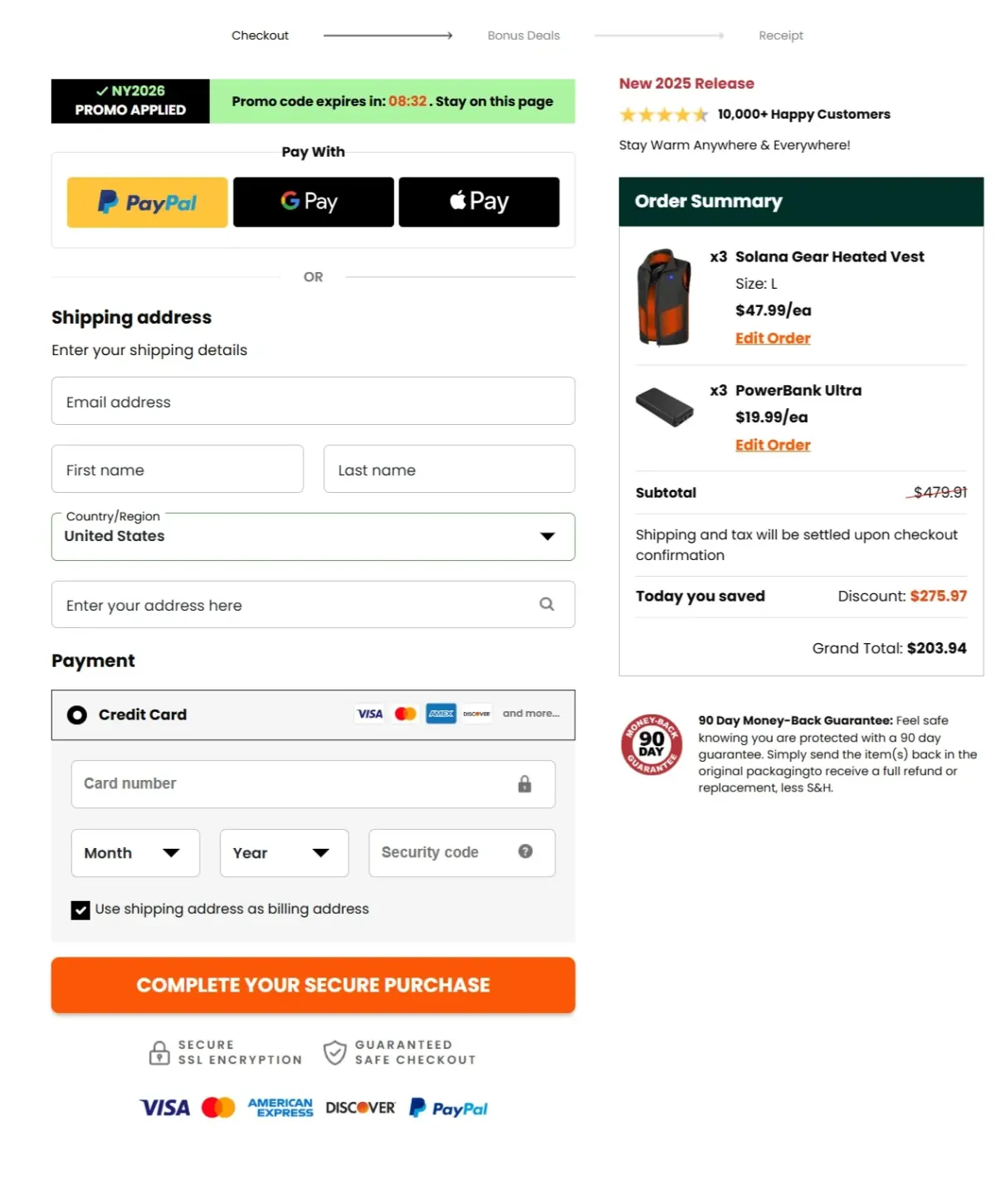 Heated Vest  checkout