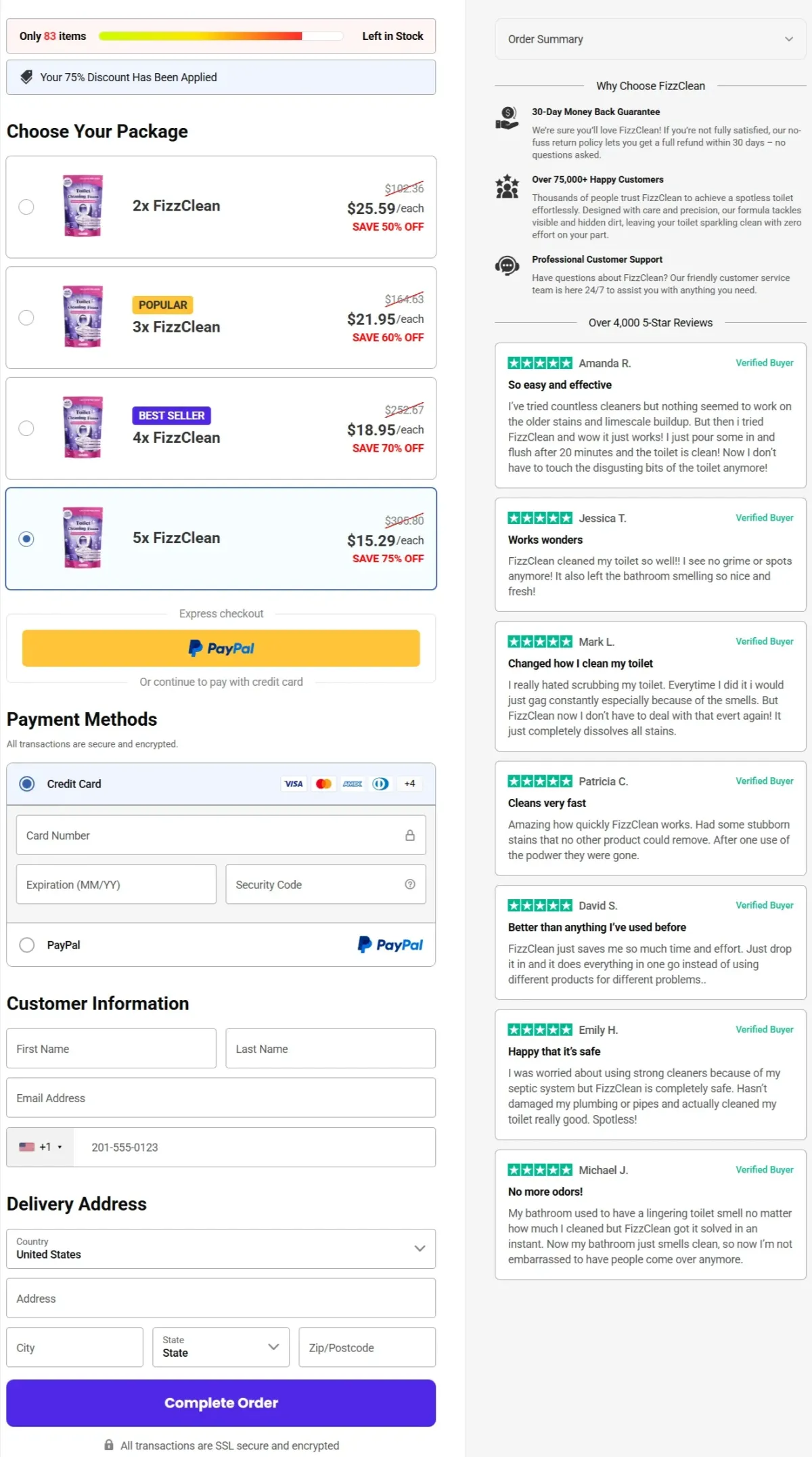 Herz P1 Smart Ring checkout