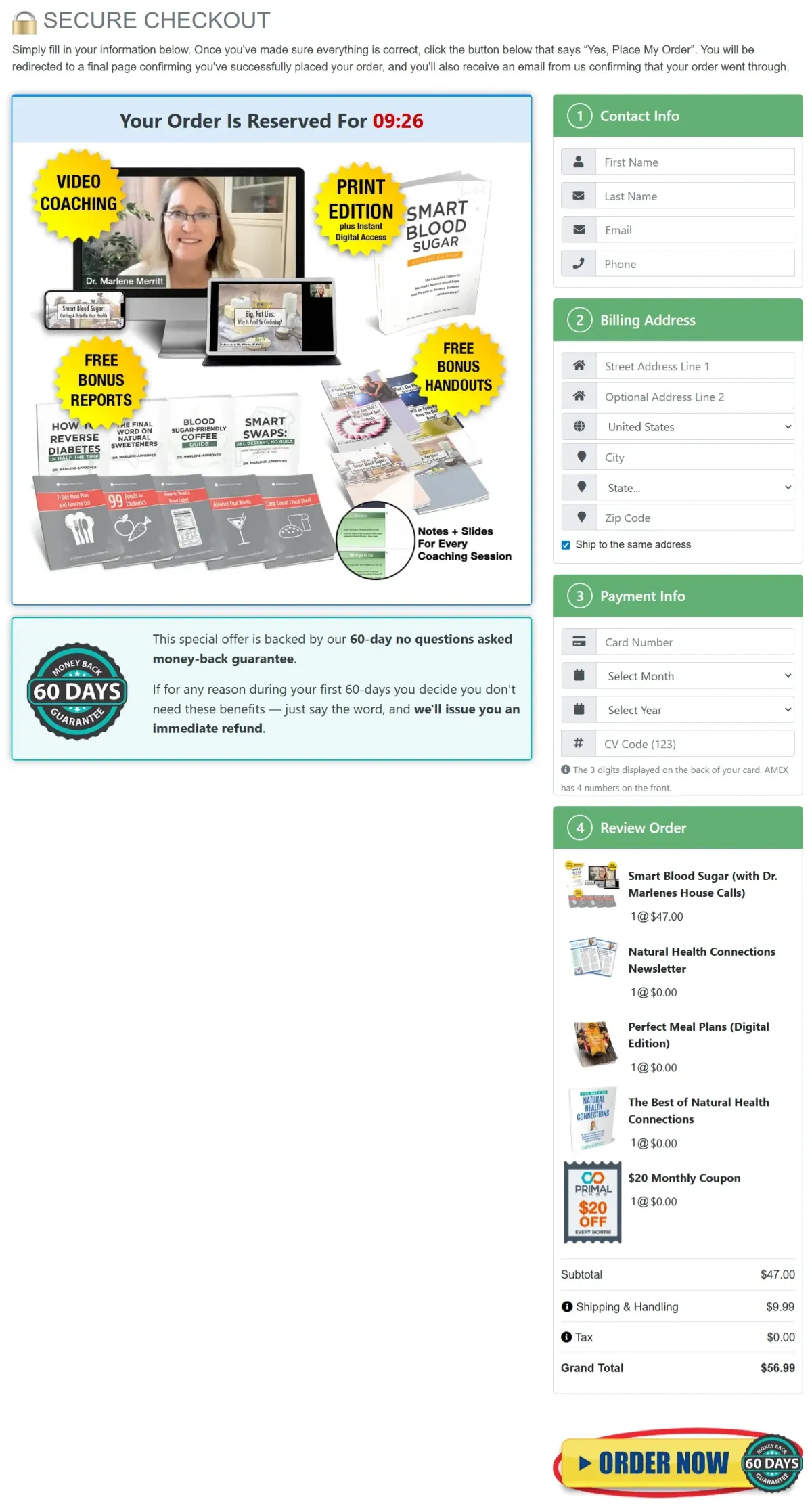 Smart Blood Sugar Book Checkout