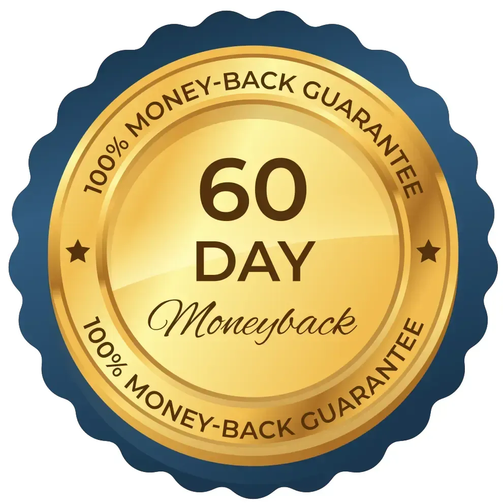 60 money back guarantee