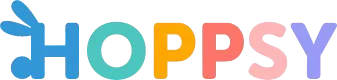 Hoppsy Robot Bunny Logo