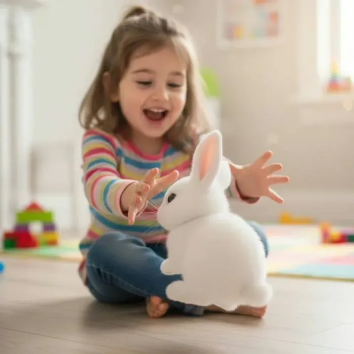 Hoppsy Robot Bunny Play