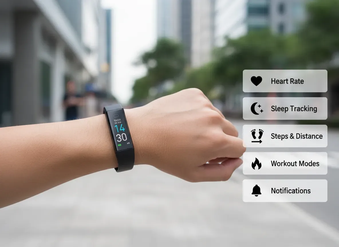 PulseIt Fitness Tracker Features