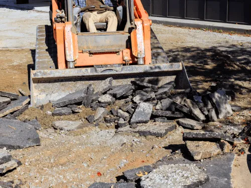 Rock removal in El Paso