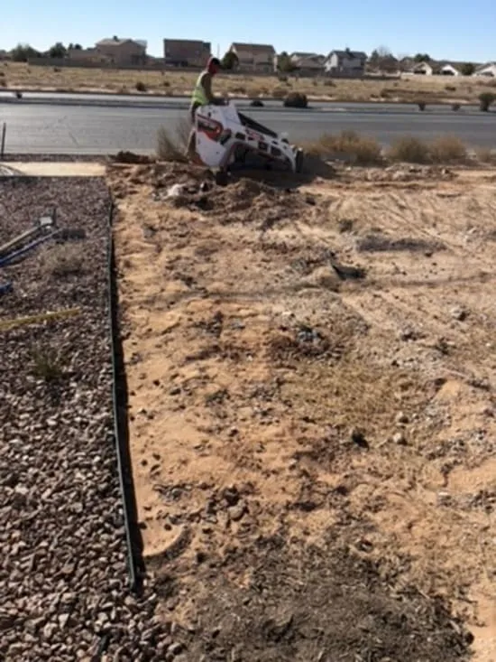 Las Cruces Rock installation