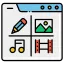 Content Management Systems (CMS) Integration Icon